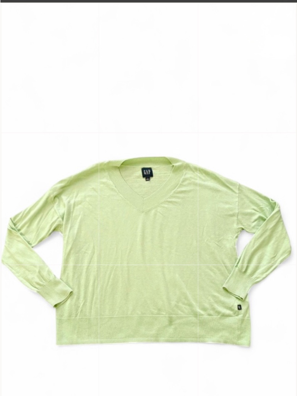 GAP Sage Green V-Neck Pullover